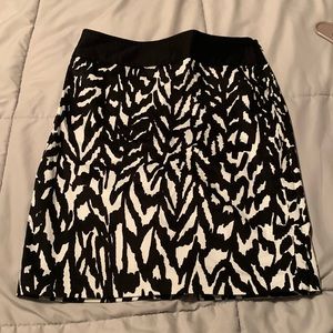 Limited zebra print skirt